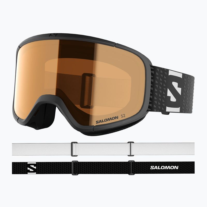 Dětské lyžařské brýle Salomon Lumi Acces Jr black/flash toric orange 5