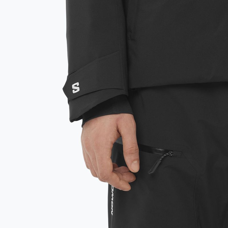 Pánská lyžařská bunda Salomon Brilliant 2.0 deep black 5