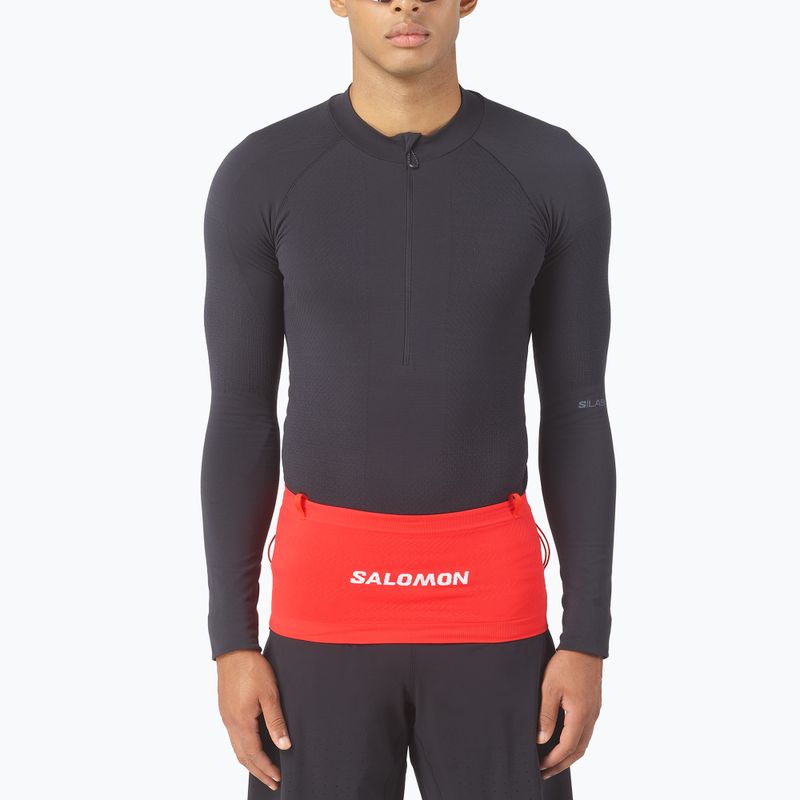 Běžecký pás Salomon ADV SKIN Seamless flame scarlet/white 3