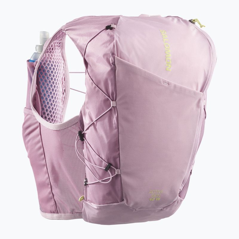Dámská běžecká vesta Salomon Active Skin 12 Set dawn pink/dusky 2
