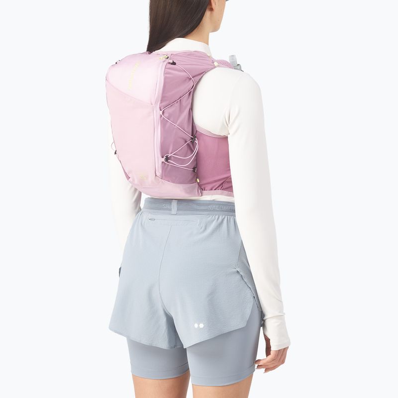 Dámská běžecká vesta Salomon Active Skin 12 Set dawn pink/dusky 4
