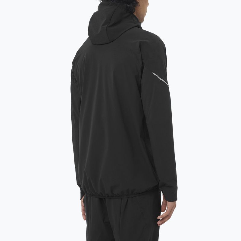 Pánská běžecká bunda Salomon Ultra Softshell Jacket deep black 2