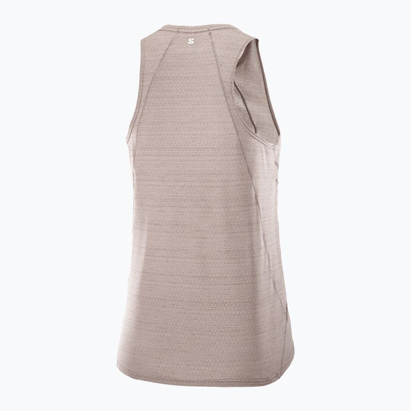 Dámské běžecké tričko Salomon SHAKEout Air Tank iron 4