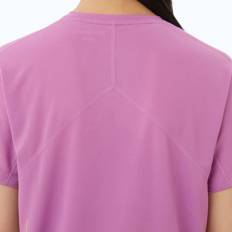 Dámské běžecké tričko Salomon Sense Aero SS Tee GFX iris orchid/acid lime 3