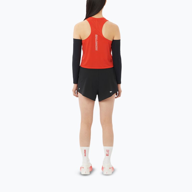 Dámské běžecké tričko Salomon Sense Aero Short Tank fiery red 2