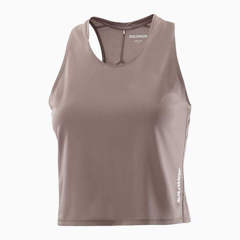 Dámské běžecké tričko Salomon Sense Aero Short Tank iron 4