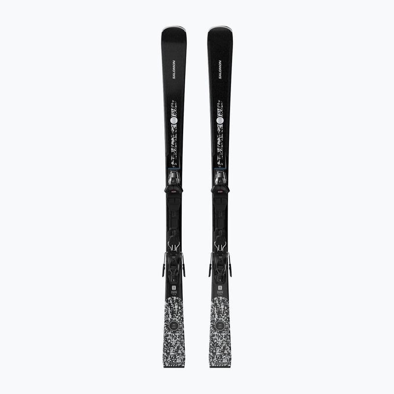 Dámské sjezdové lyže + vázání Salomon S/Max N°8 Black + M10 GW black/glitter
