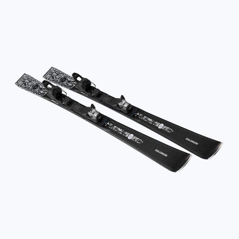 Dámské sjezdové lyže + vázání Salomon S/Max N°8 Black + M10 GW black/glitter 3