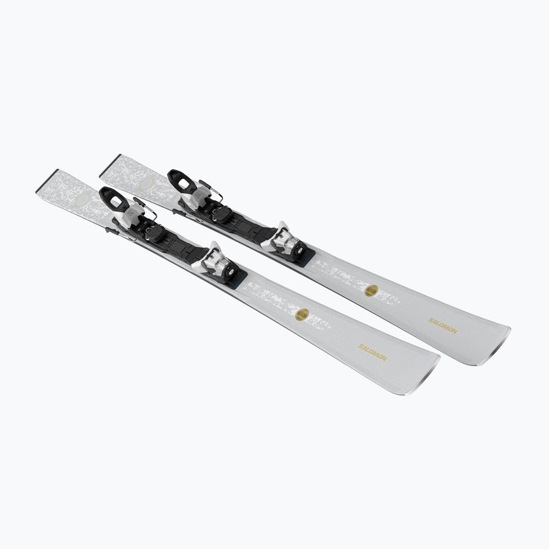 Dámské sjezdové lyže + vázání Salomon S/Max N°10 + M10 GW silver met/glitter 3
