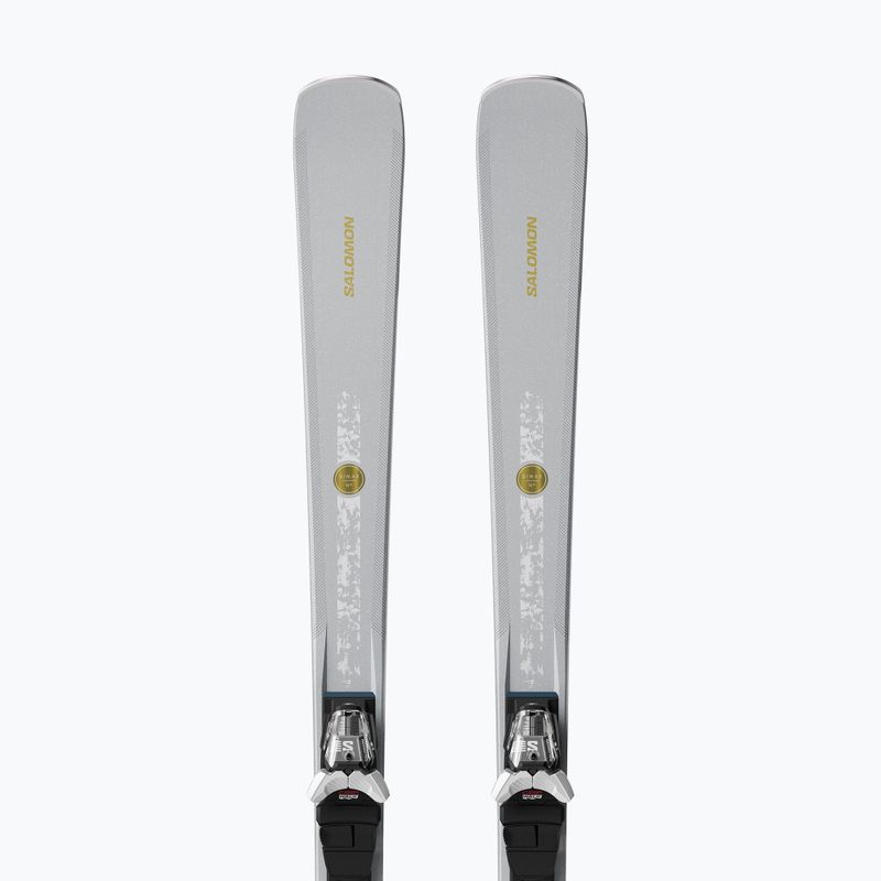 Dámské sjezdové lyže + vázání Salomon S/Max N°10 + M10 GW silver met/glitter 4