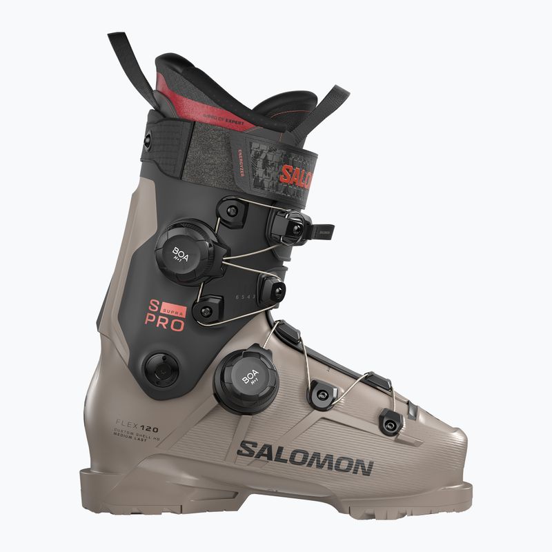 Pánské lyžařské boty Salomon S/PRO Supra Dual Boa 120 rosted cashew/black/samba met 6