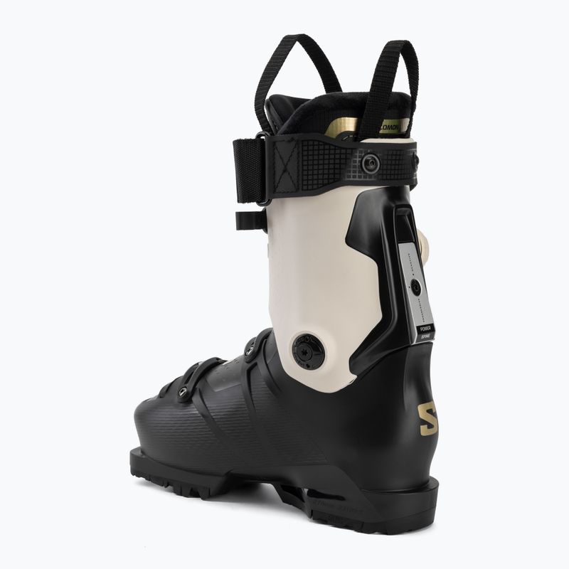 Dámské lyžařské boty Salomon S/PRO Supra Dual Boa 105 W black/ birch/gold met 2