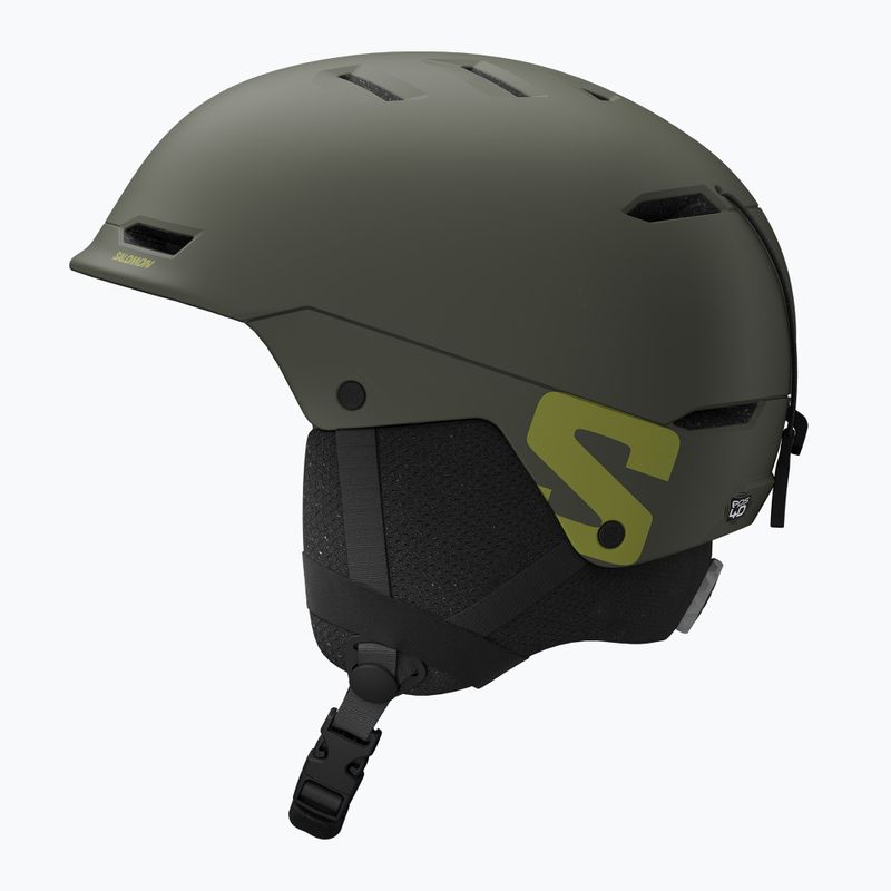 Dětská lyžařská helma Salomon Husk Jr castor gray 3