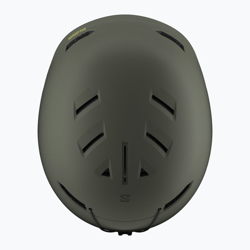 Dětská lyžařská helma Salomon Husk Jr castor gray 5