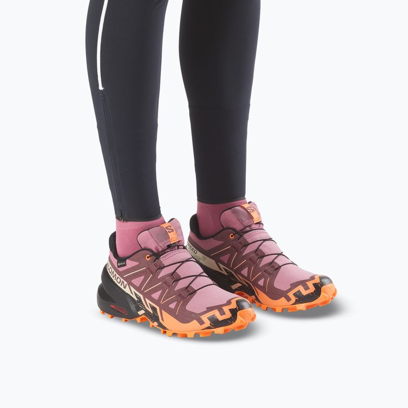 Dámské běžecké boty Salomon Speedcross 6 GTX dusky orchid/huckleberry 13