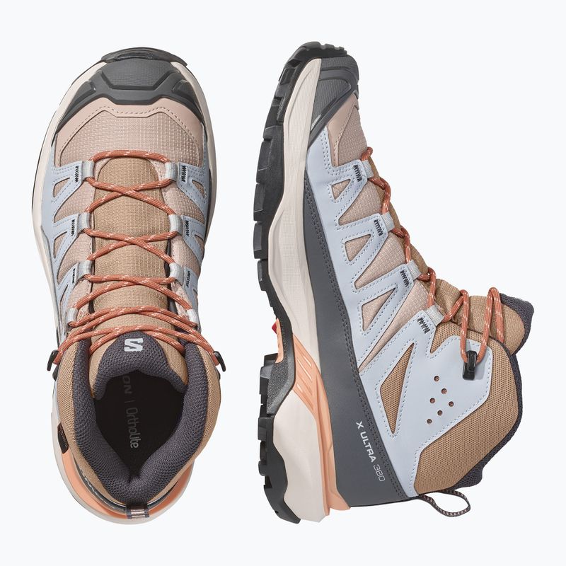 Dámské trekové boty Salomon X Ultra 360 MID GTX oxford tan/pearl blue 13