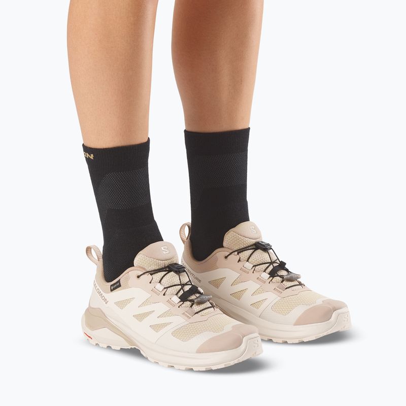 Dámské trekové boty Salomon X-Adventure GTX Safari/Almond Milk/Desert 12