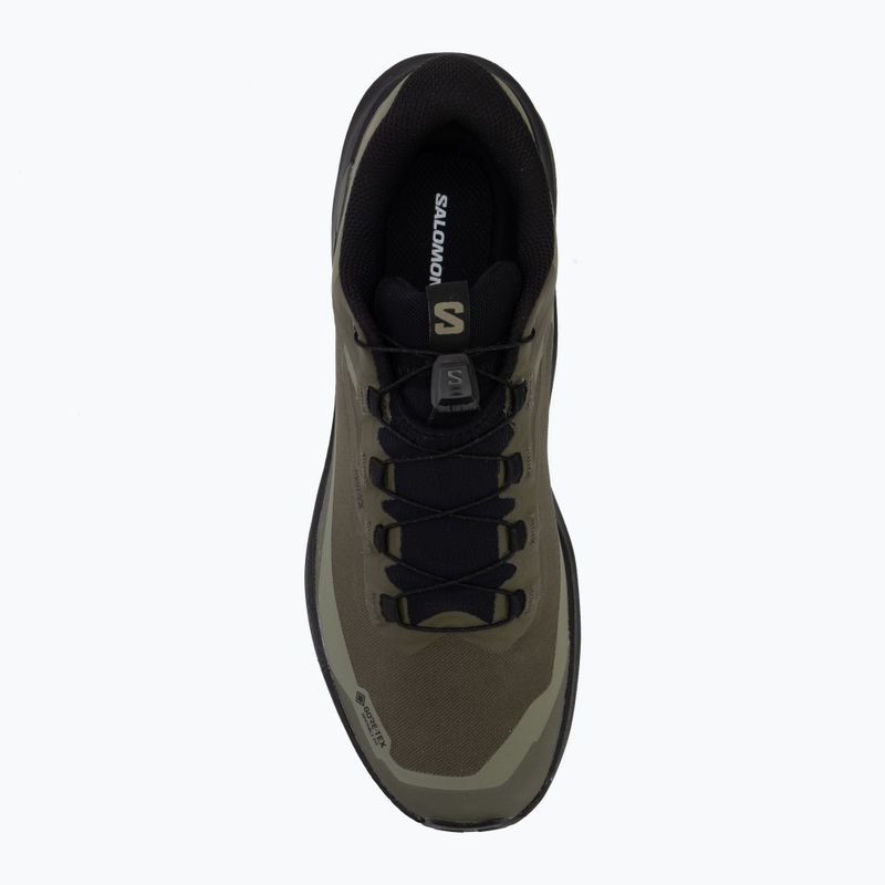 Pánské běžecké boty Salomon Genesis 2 GTX grape leaf/black 5
