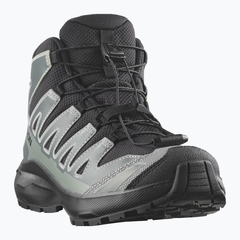 Dětské turistické boty Salomon XA PRO MID Waterproof black/sedona sage 8