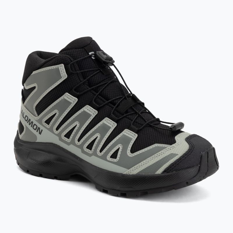 Dětské turistické boty Salomon XA PRO MID Waterproof black/sedona sage
