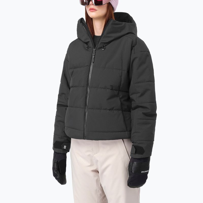 Dámská lyžařská bunda Salomon Whitelight deep black