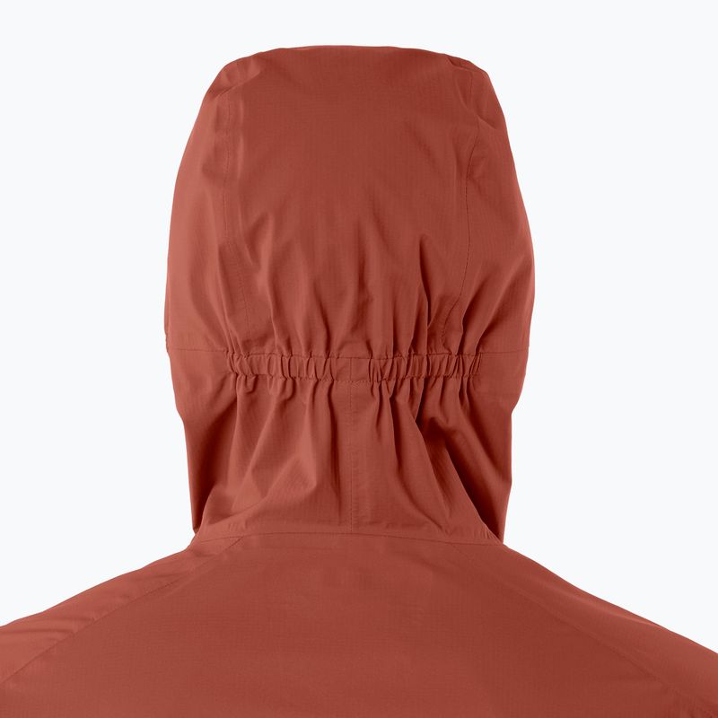 Pánská běžecká bunda Salomon Bonatti Waterproof burnt umber 3