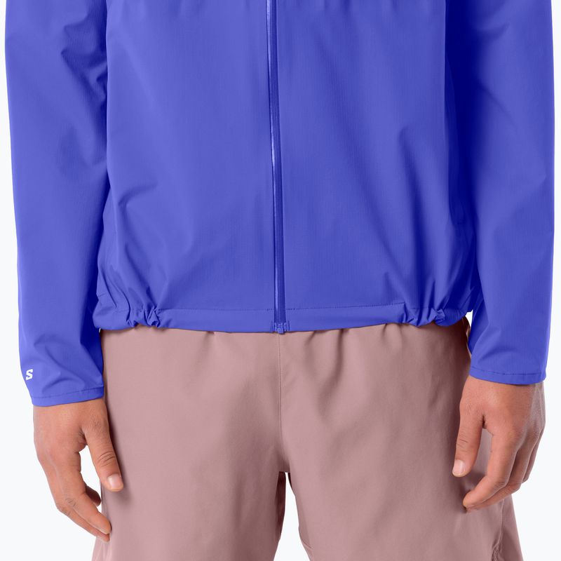 Pánská běžecká bunda Salomon Bonatti Waterproof clematis blue 4