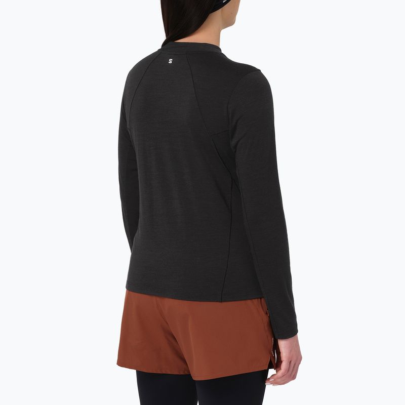 Dámské běžecké Longsleeve Salomon Sense Merino Tee LS deep black 2