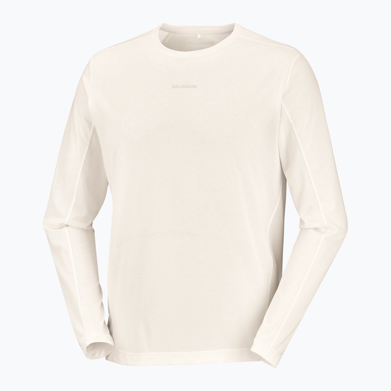 Pánské běžecké tričko Longsleeve Salomon Shakeout Core Tee GFX LS whisper white/pink frosting 5