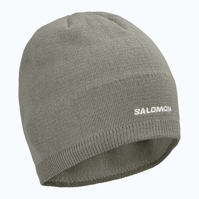 Zimní čepice Salomon Beanie castor gray