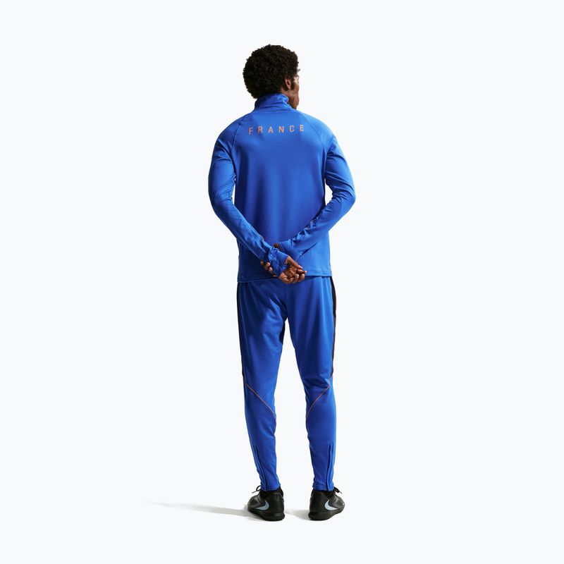 Pánská fotbalová mikina Nike FFF Strike Dri-Fit Drill Top game royal/metallic copper 3