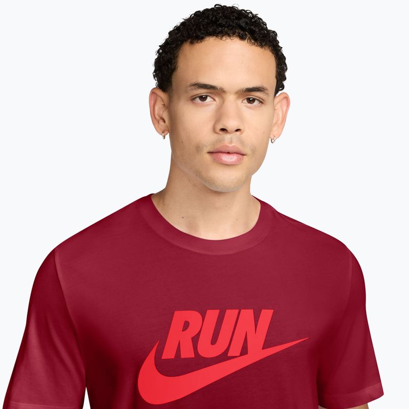 Pánské tričko Nike Dri-Fit Running team crimson/light crimson 3