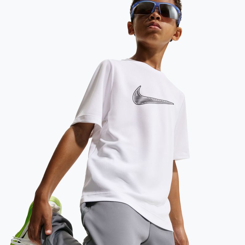 Dětské tričko Nike Multi Dri-Fit white/black 4