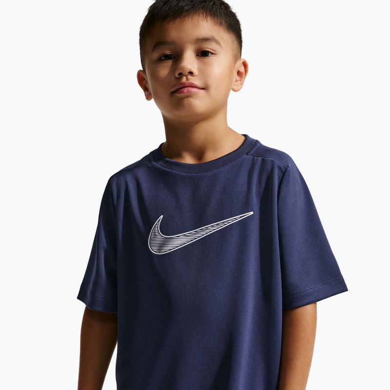Dětské tričko Nike Multi Dri-Fit midnight navy/white 4