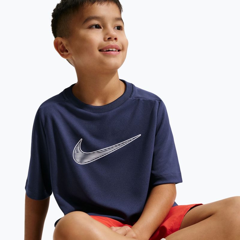 Dětské tričko Nike Multi Dri-Fit midnight navy/white 5