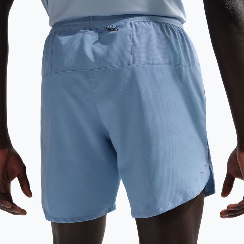 Pánské běžecké šortky Nike Stride Dri-Fit Brief-Lined 7" work blue 4