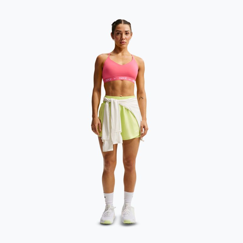 Sportovní podprsenka Nike Dri-Fit Indy Light Support sea coral/sea coral/white 3
