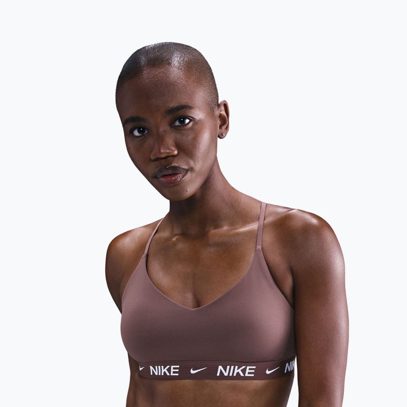 Sportovní podprsenka Nike Dri-Fit Indy Light Support tattoo/tattoo/white