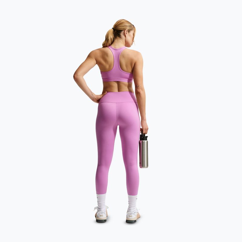 Sportovní podprsenka Nike Swoosh Medium Support light magenta/white 4