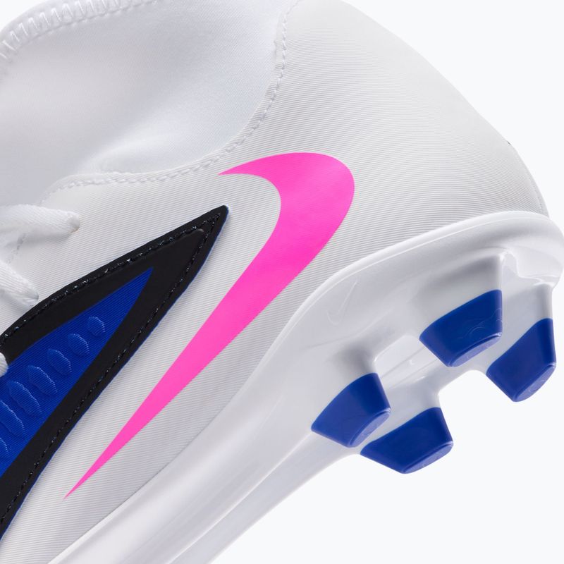 Dětské kopačky Nike Phantom 6 High Club FG/MG racer blue/white/pink blast 11