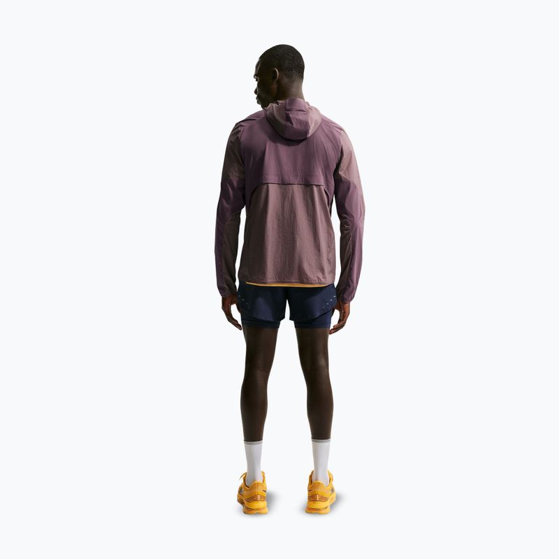Pánská běžecká bunda Nike Stride Dri-Fit dark wine/tattoo/burgundy crush 3