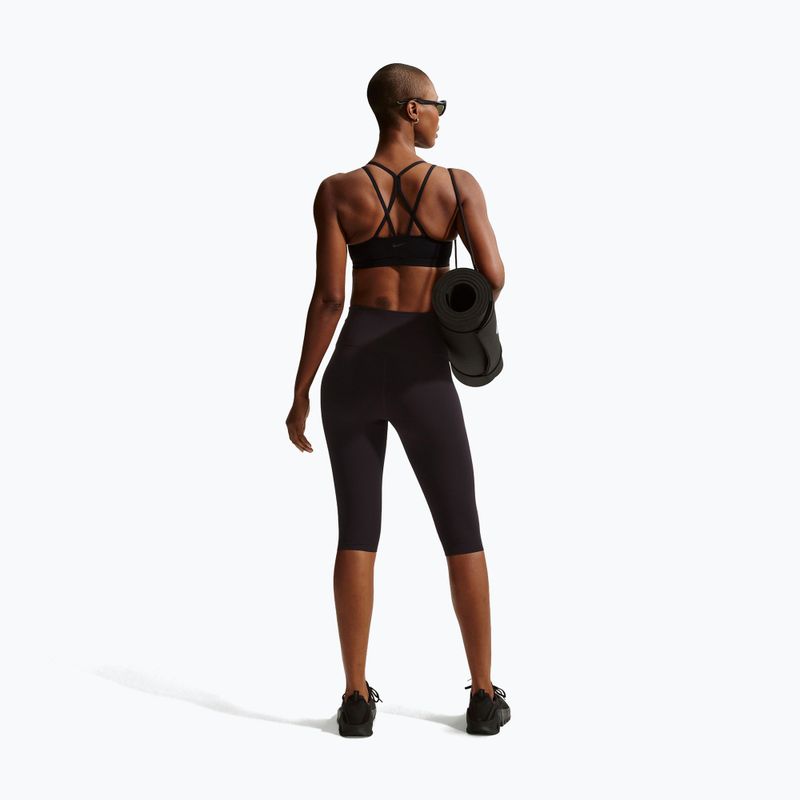 Sportovní podprsenka Nike Zenvy Strappy Light-Support black/cool grey 4