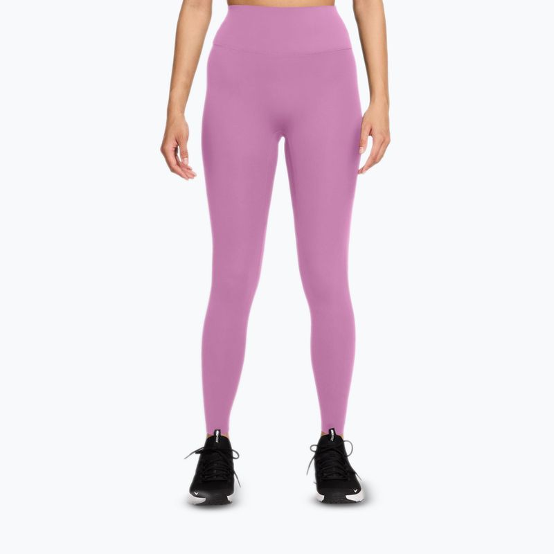 Dámské legíny Nike Zenvy High-Waisted 7/8 light magenta/white