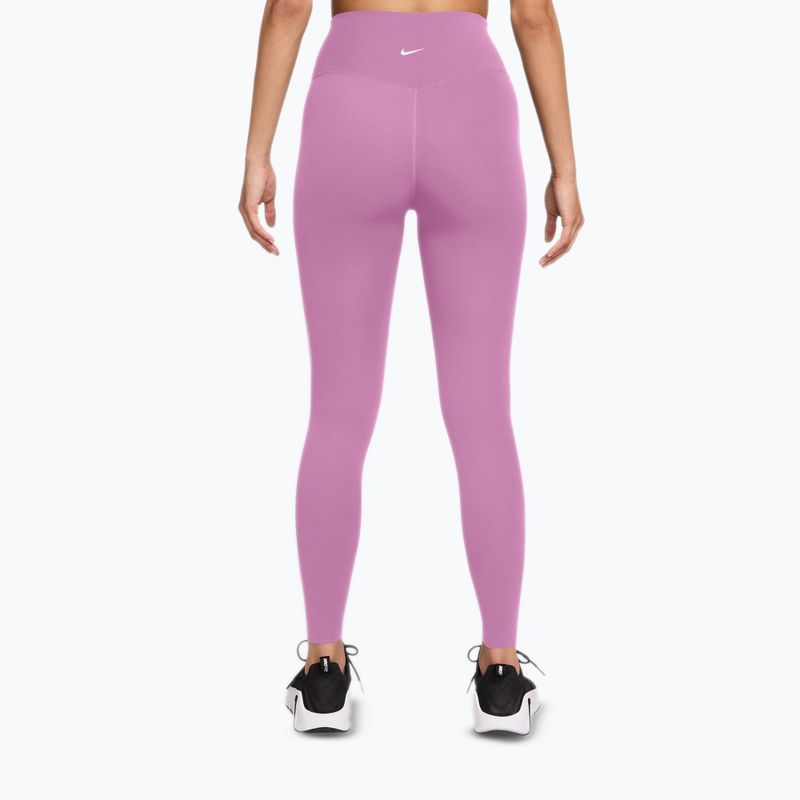 Dámské legíny Nike Zenvy High-Waisted 7/8 light magenta/white 2