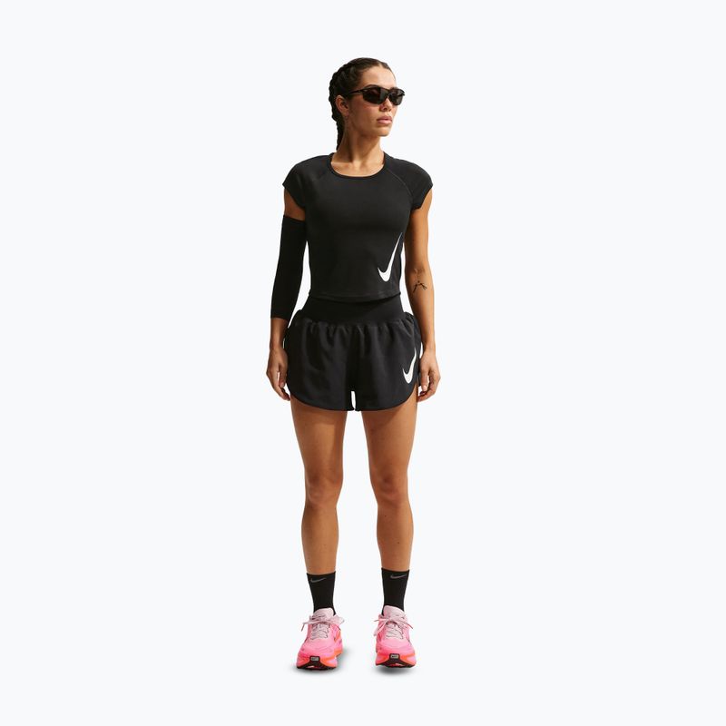 Dámské běžecké šortky Nike Tempo Swoosh Dri-Fit Mid-Rise Brief-Lined black/white 2