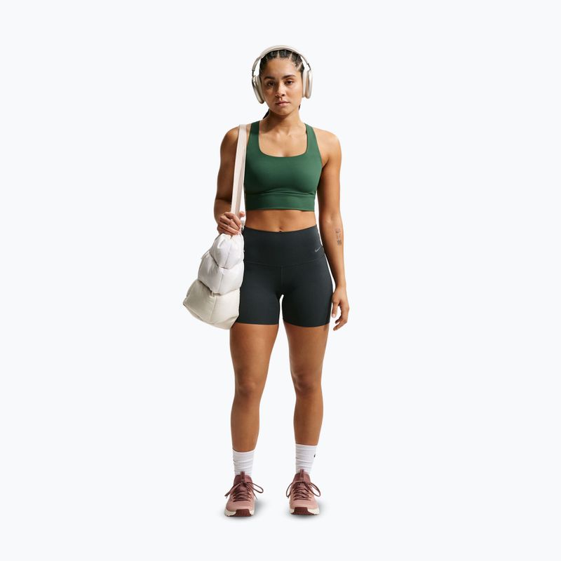 Tréninková podprsenka Nike Zenvy Light Support Longline fir/white 2