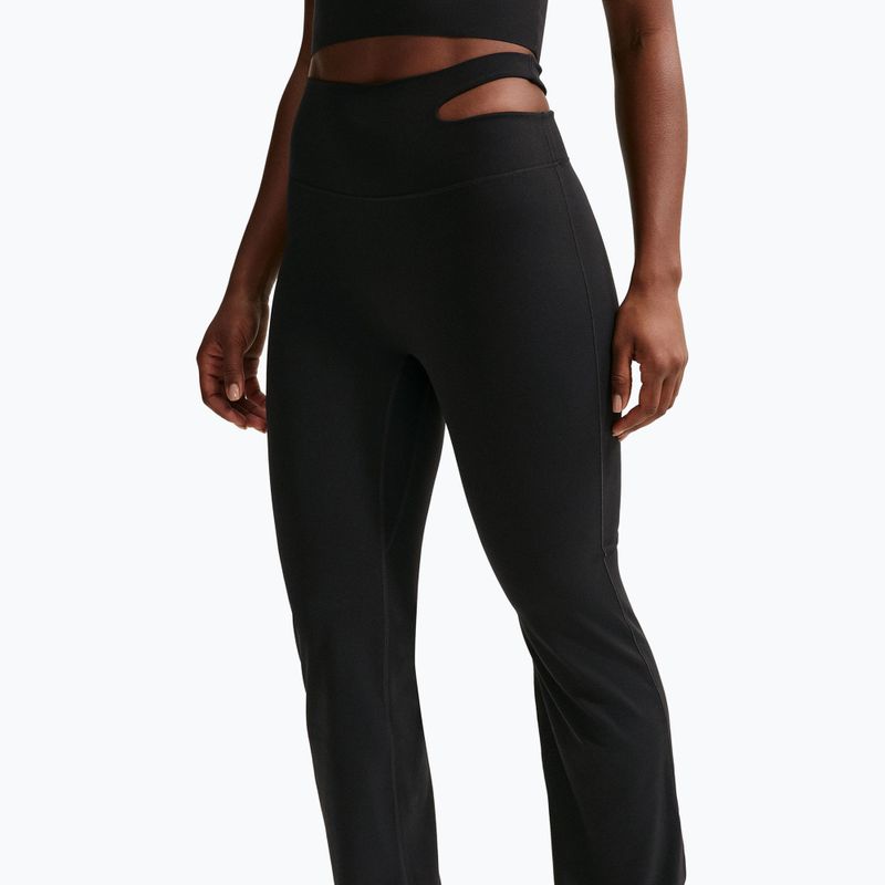 Dámské sportovní kalhoty Nike Zenvy High-Waisted Flared black/pcg3c 4