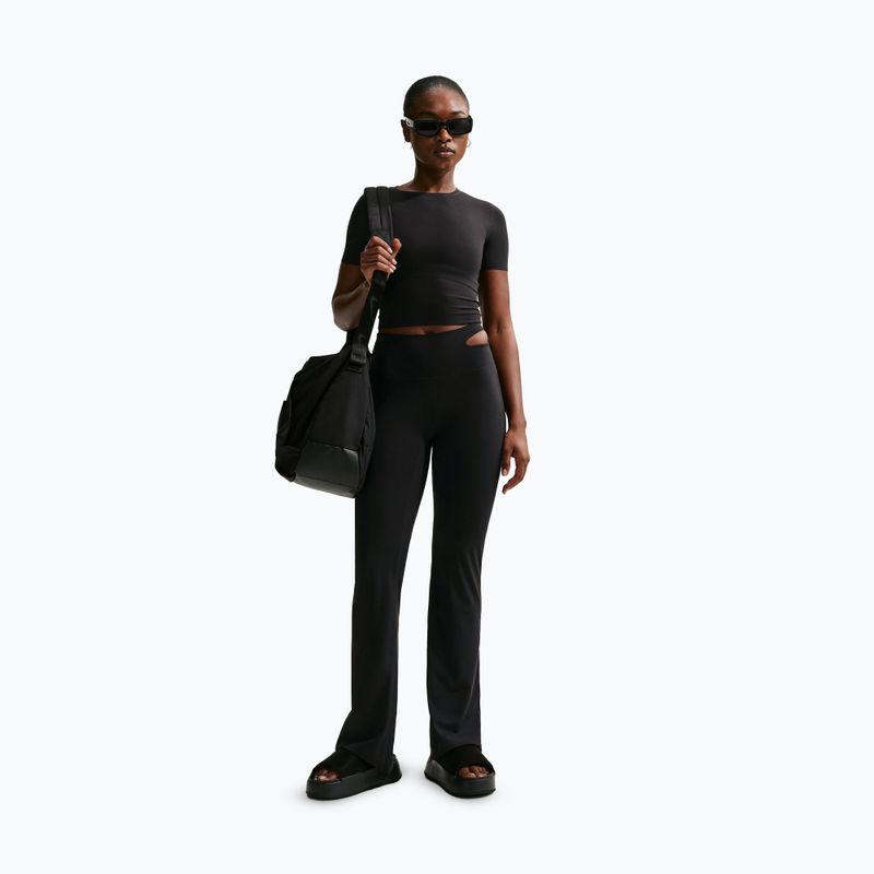 Dámské sportovní kalhoty Nike Zenvy High-Waisted Flared black/pcg3c 2