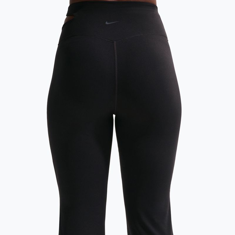 Dámské sportovní kalhoty Nike Zenvy High-Waisted Flared black/pcg3c 5