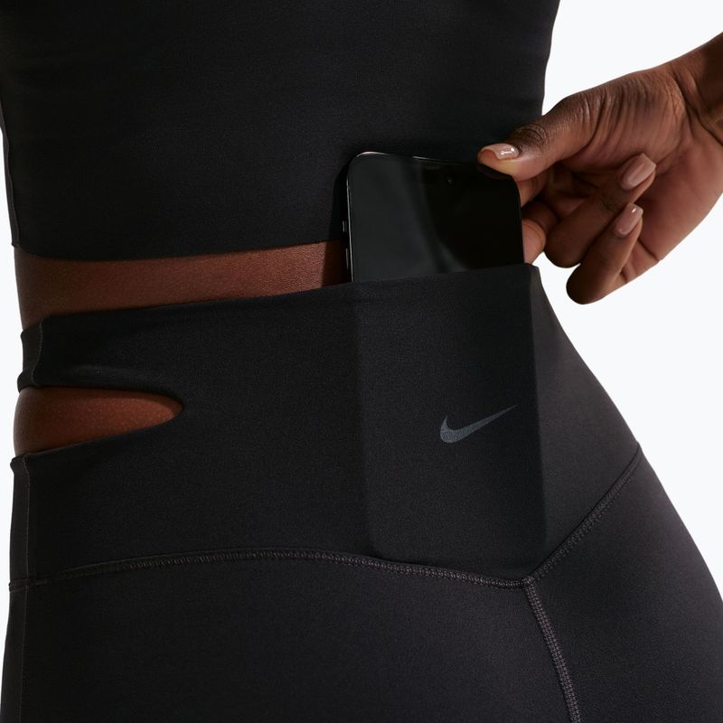 Dámské sportovní kalhoty Nike Zenvy High-Waisted Flared black/pcg3c 6